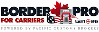 Border Pro for Carriers - Powered by Pacific Customs Brokers