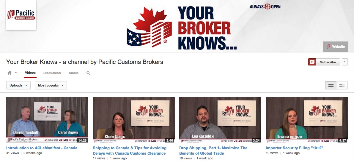 Your Broker Knows - YouTube Channel